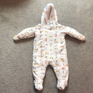 Cuddle Bear Hooded Fleece One Piece Winter Snow Suit